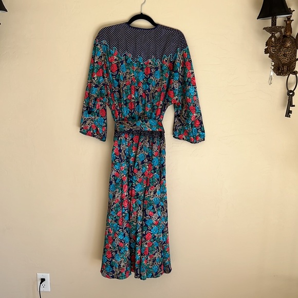 Vintage Diane Freis Maxi Dress - Picture 4 of 13